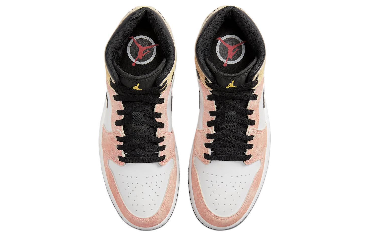 Кроссовки Air Jordan  1 Mid SE 'Flight Club', Розовый — фото 4