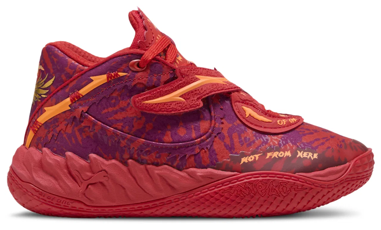 Кроссовки для мальчиков MB.05 Crowd Surf PUMA, цвет Magenta Gleam/Fluorescent Orange
