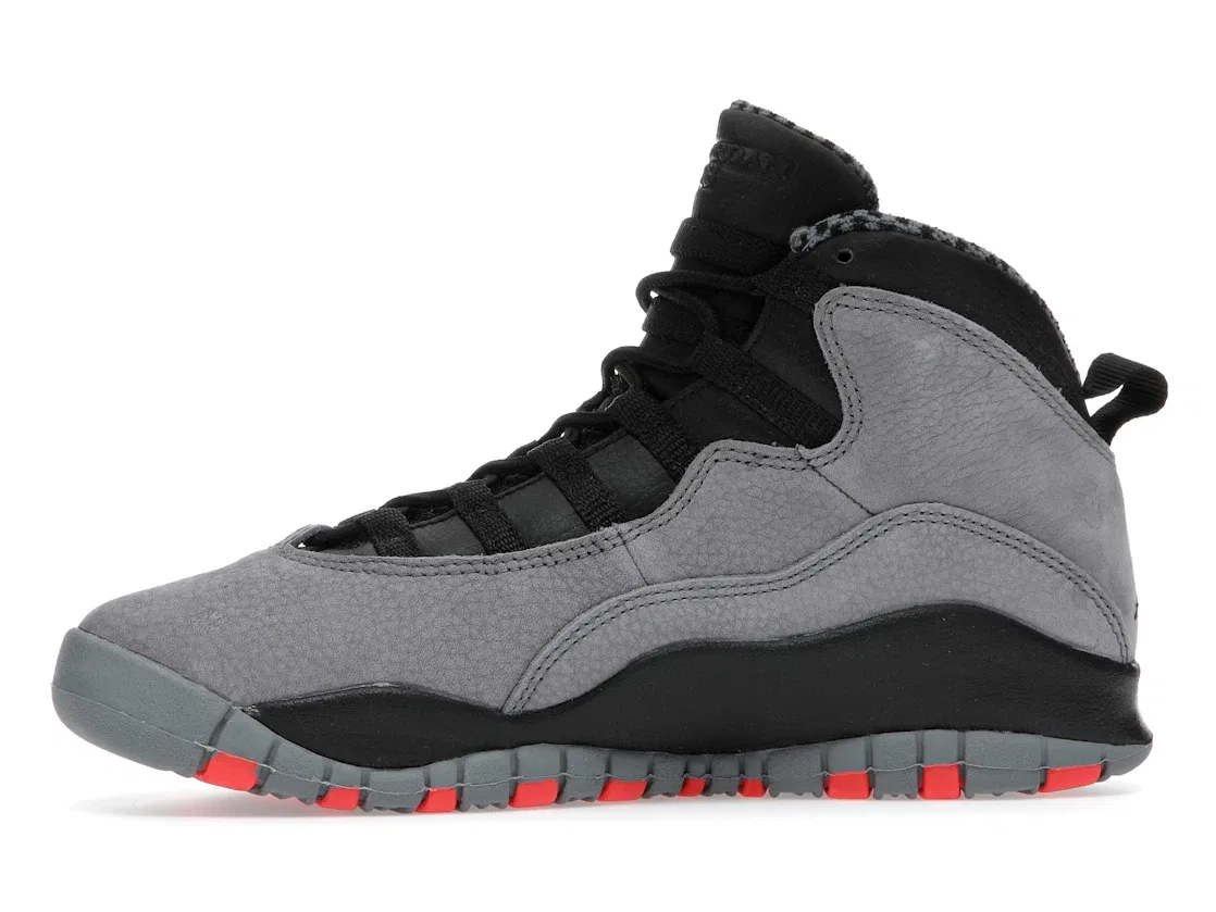 Детские кроссовки Lifestyle Jordan 10 Retro Jordan, Cool Grey/Infrared-Black — фото 3