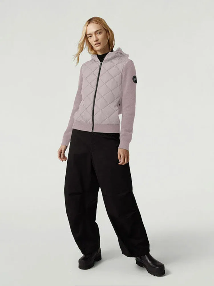 Женский стеганый свитшот с капюшоном HighBridge CANADA GOOSE, Melange Pink