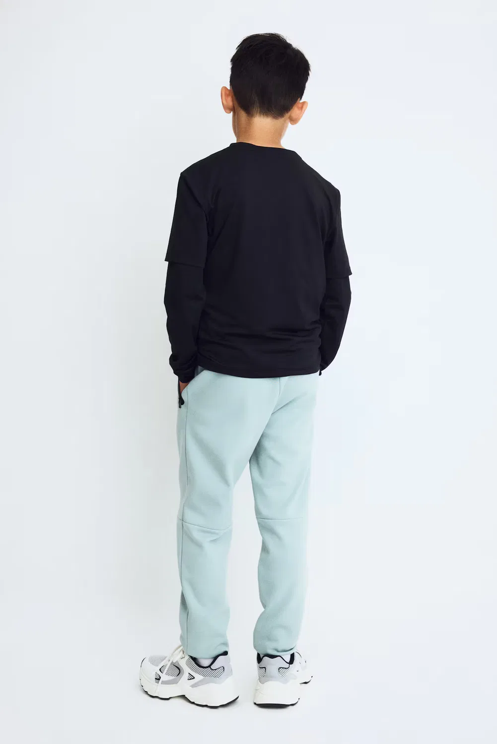 Спортивные брюки для бега с технологией Drymove, облегающий крой H&M, Gletschergrün — фото 3