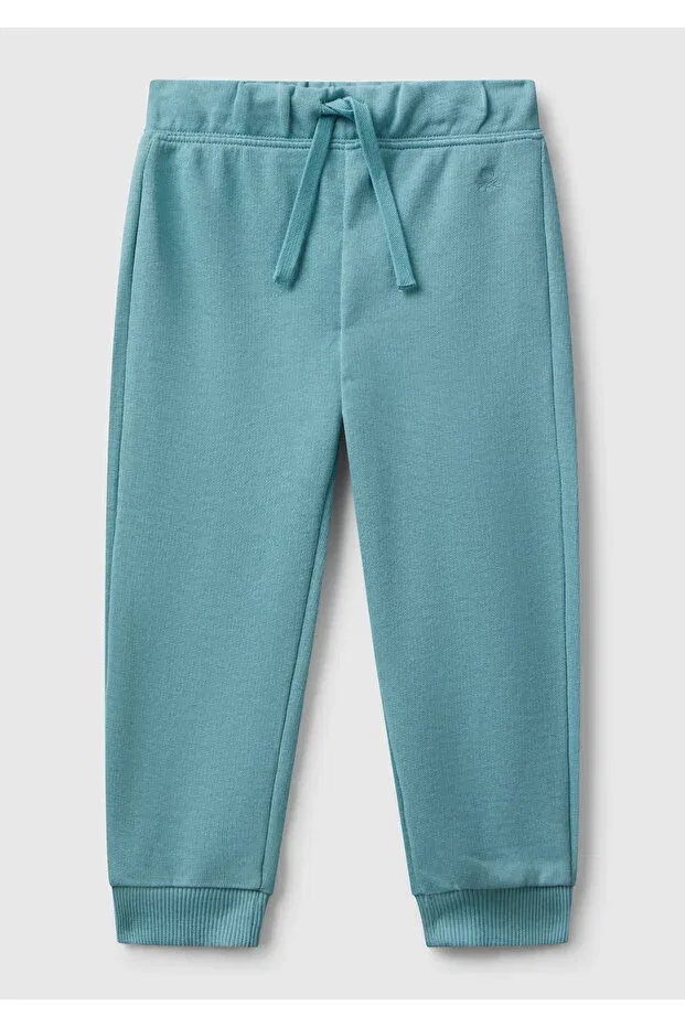 Детские спортивные штаны для девочек с принтом Logo Embroidered United Colors Of Benetton, Gray-Green