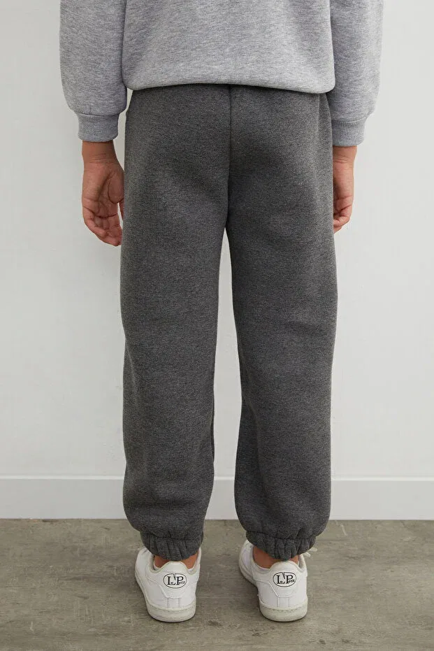 Детские спортивные штаны для мальчиков с принтом Champion Fulla Moda, Smoke Grey — фото 3