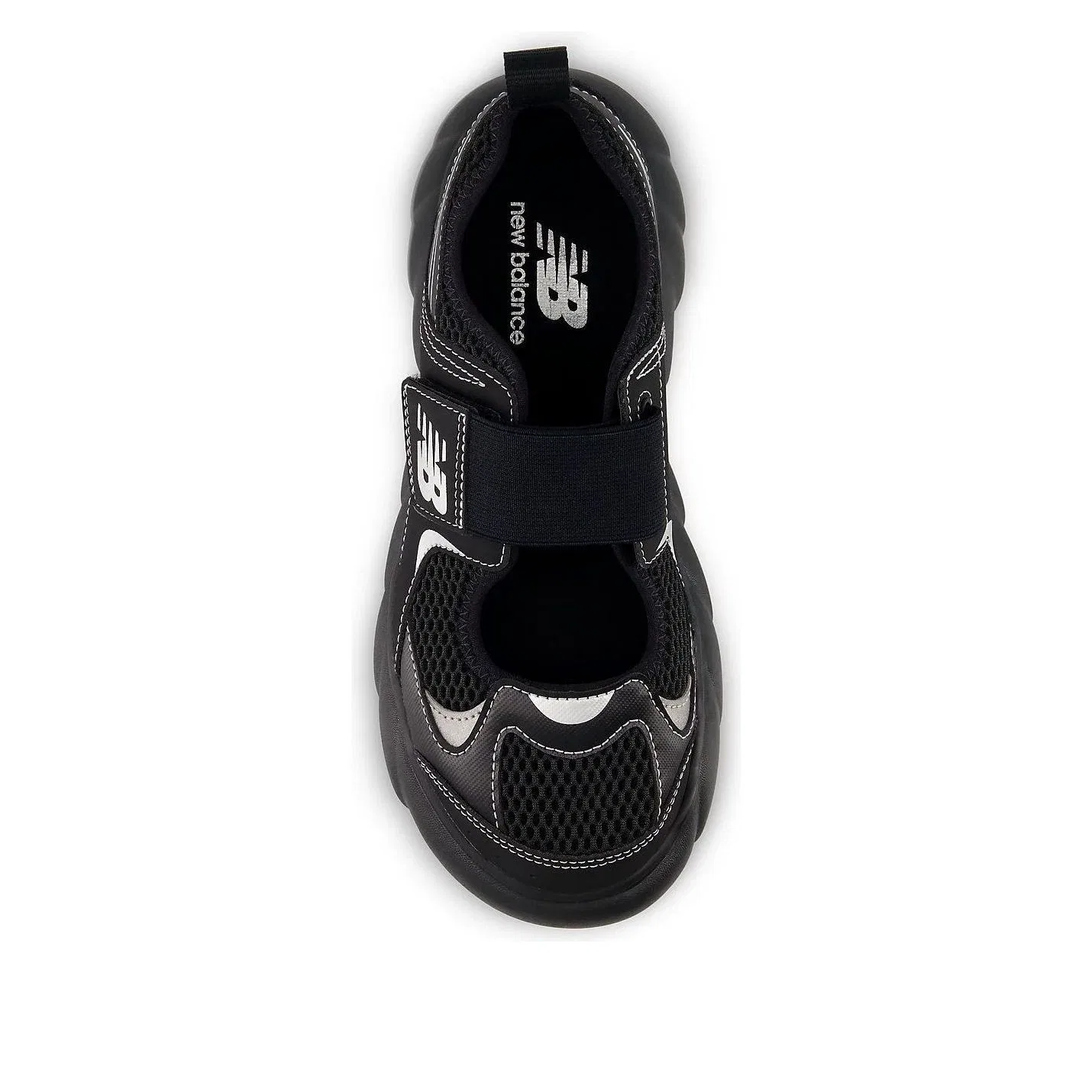 Детские кроссовки на липучке New Balance 230, черный — фото 3