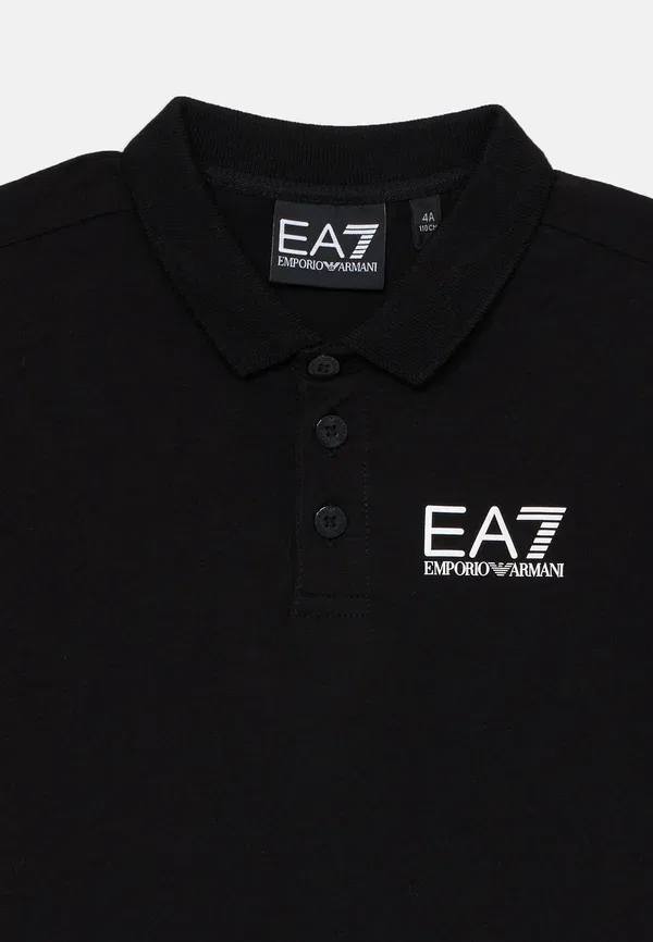 Поло унисекс Ea7 Emporio Armani, черный — фото 3