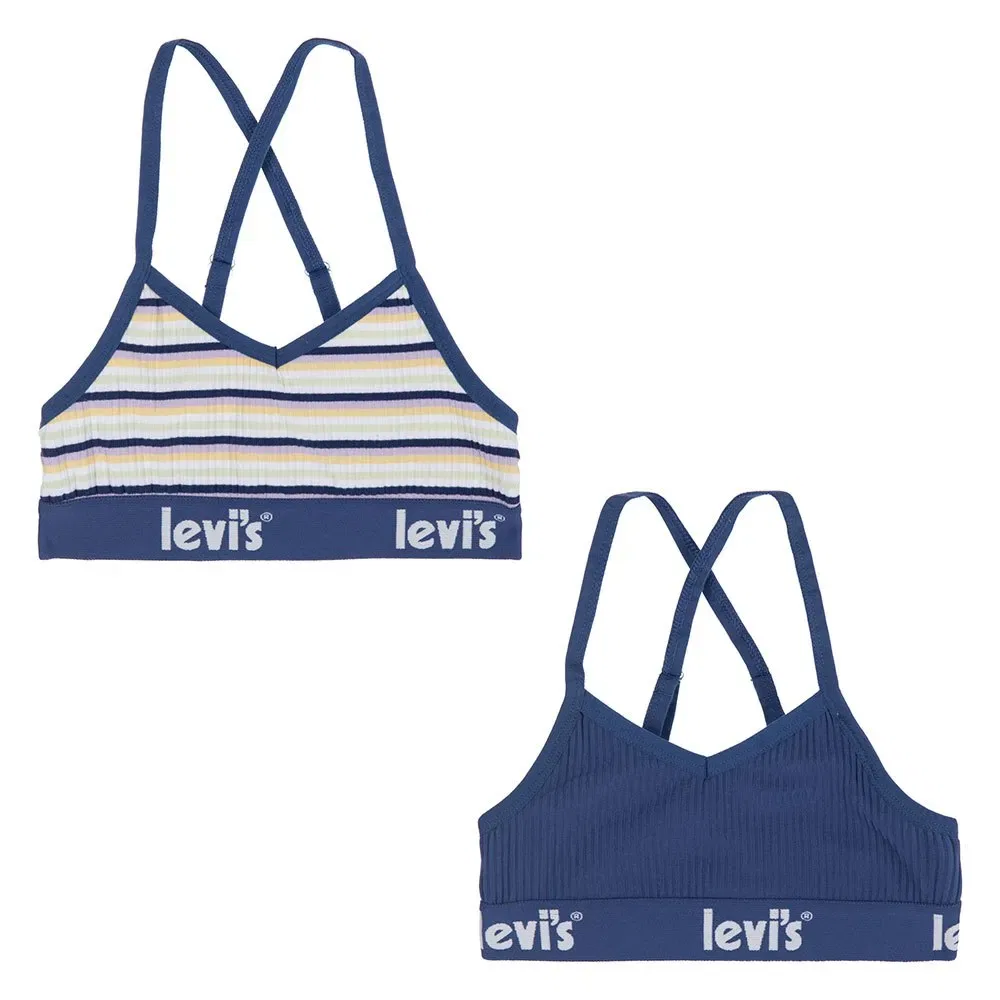 Бюстгальтер с V-образным вырезом Levi'S Fashion, синий