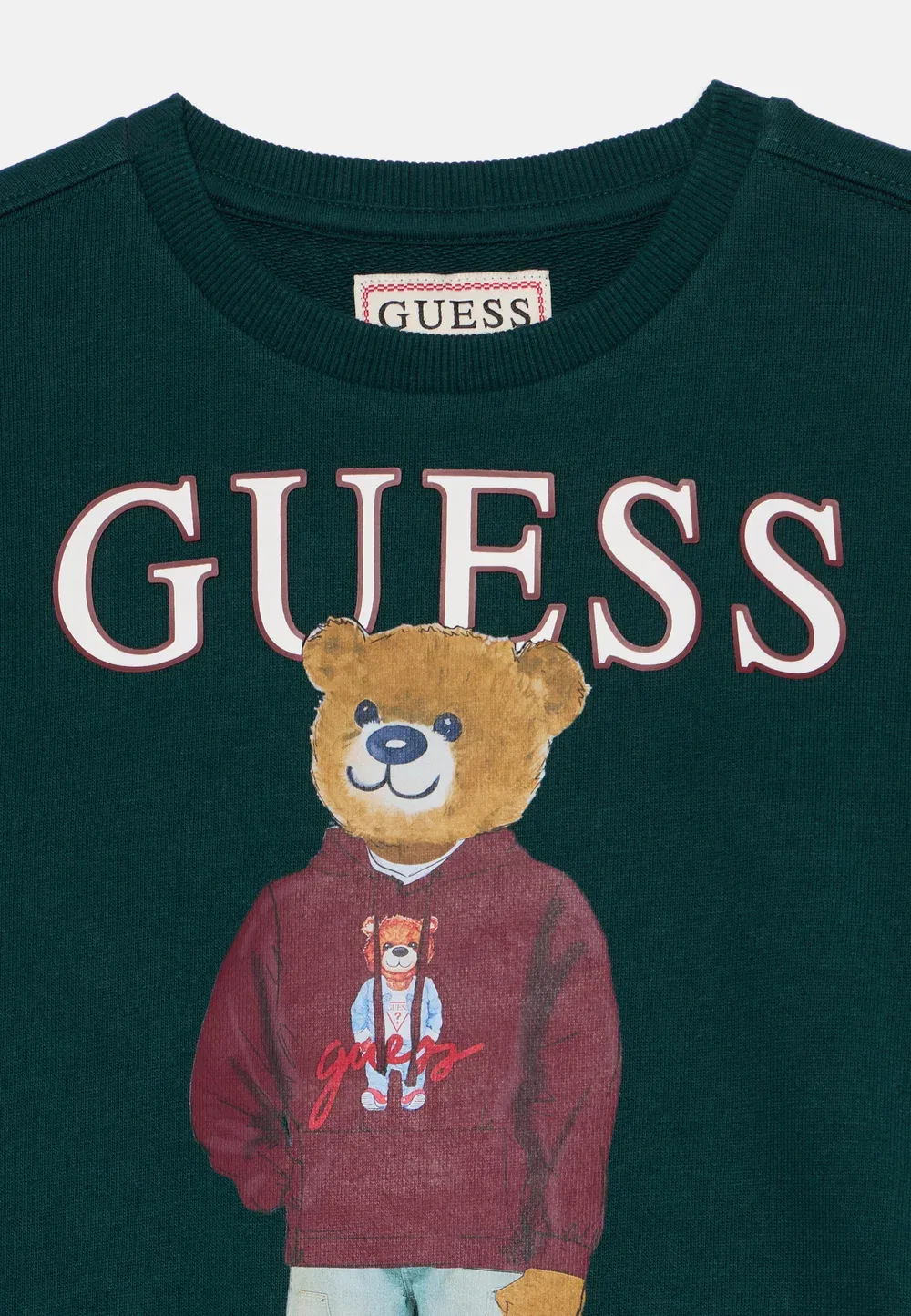 Спортивная толстовка унисекс Guess, Dark Jade — фото 3