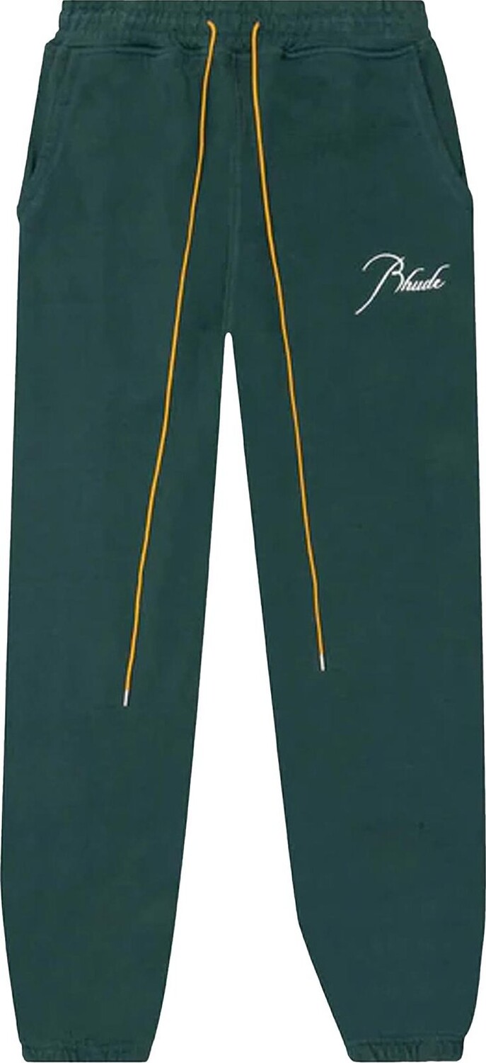 

Спортивные брюки Rhude Terry Sweatpant 'Hunter Green', зеленый
