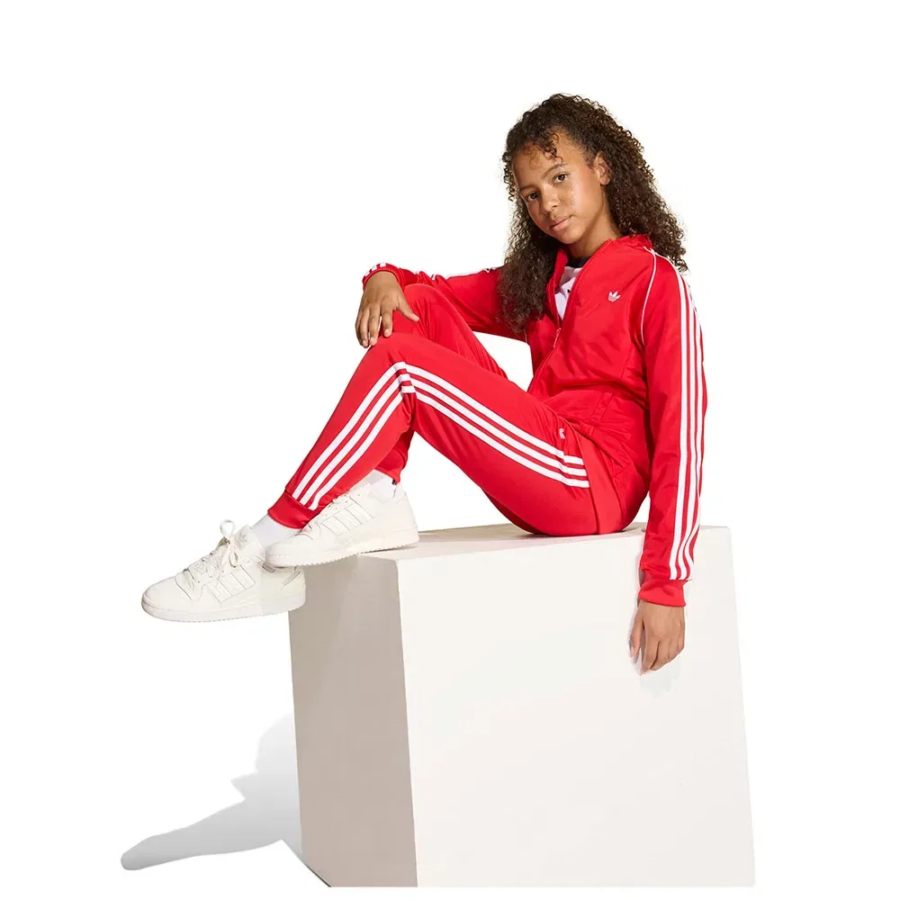 Брюки Adidas Originals SST, красный — фото 4