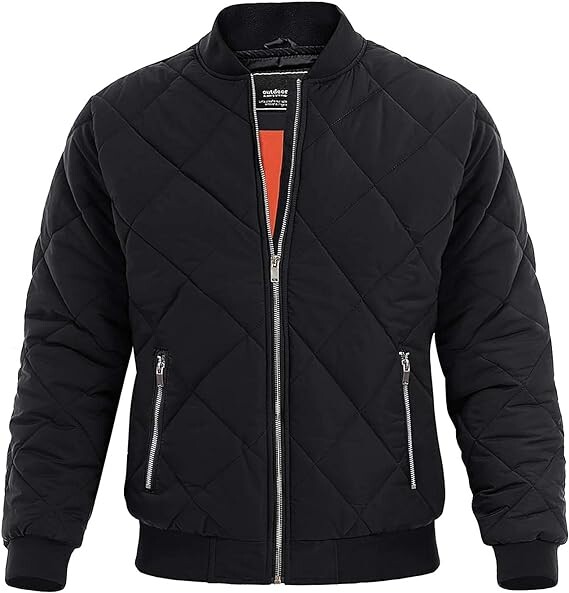 

Куртка Magnivit Men's Bomber Winter Fall Quilted, черный