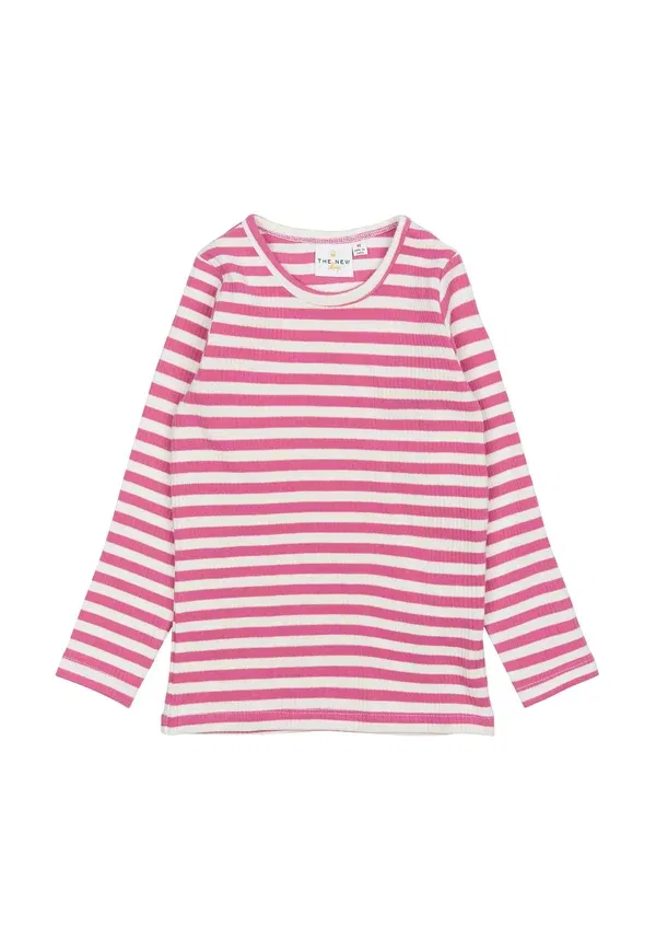 Джемпер полосатый Jumper The New Siblings, ibis rose striped