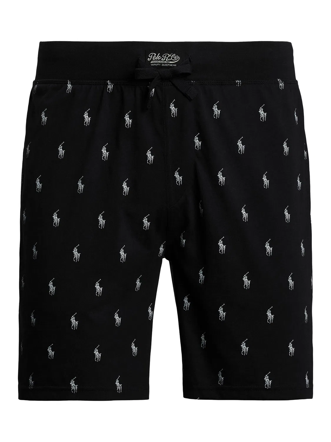 Мужские пижамные шорты приталенного кроя Polo Ralph Lauren, черный — фото 3