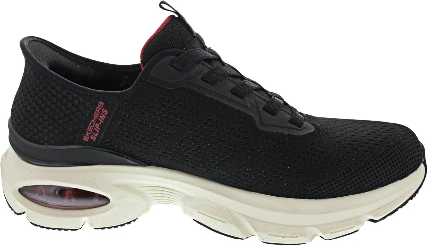 Мужские кроссовки Skechers Skech-air Ventura, Black Red — фото 3