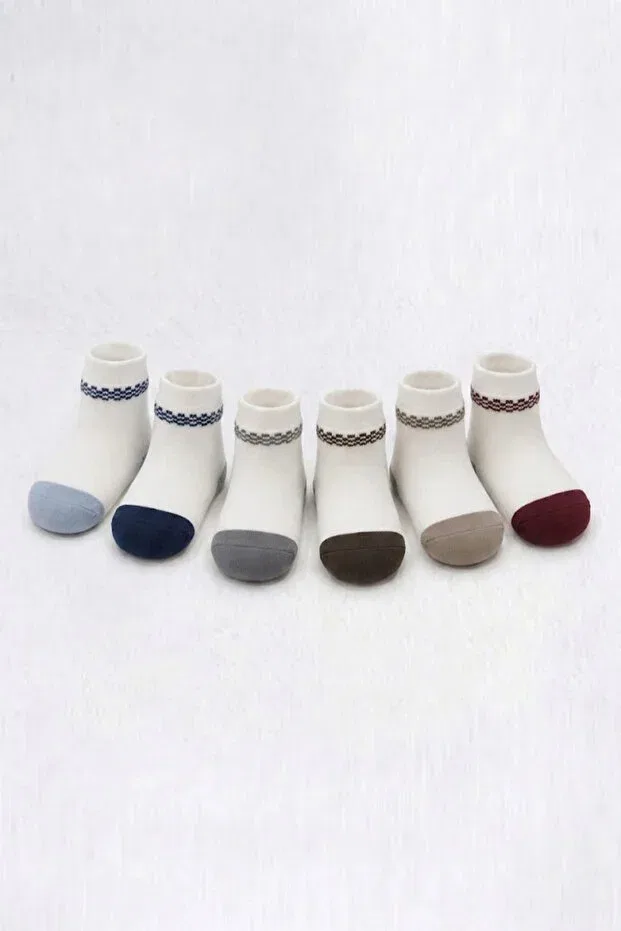 Детский комплект носков для мальчиков с полосками Cocole Socks, Multicolor — фото 2