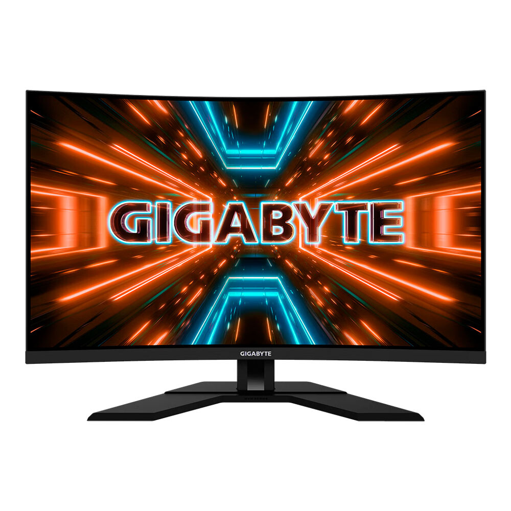 

Изогнутый игровой монитор Gigabyte M32QC, 32", 2560x1440, 165 Гц, VA, чёрный