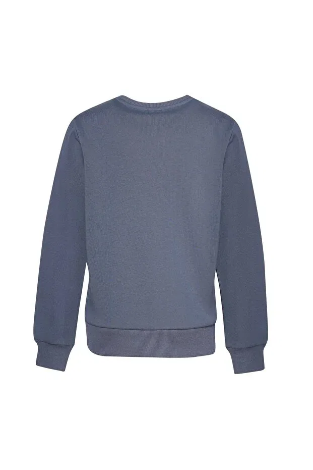 Детская толстовка для девочек хлопковая Pulse Hummel, Blue — фото 3