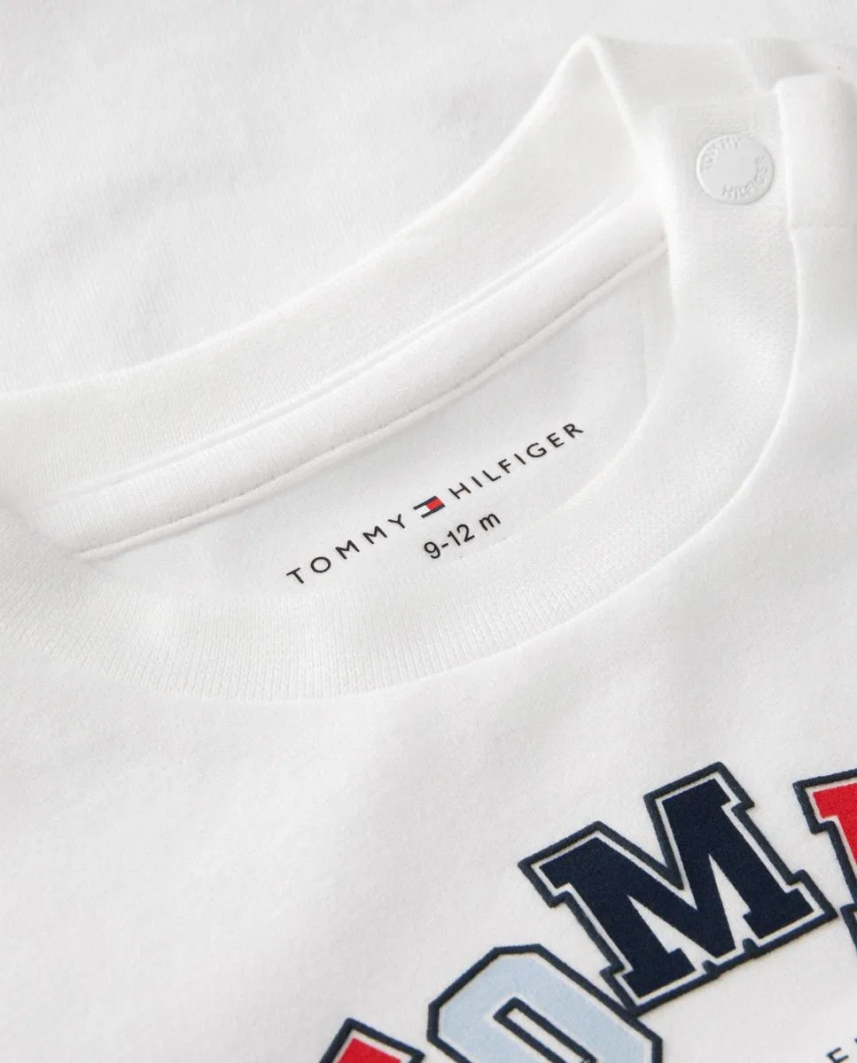 Детская футболка с длинным рукавом, Tommy Hilfiger, белый — фото 3