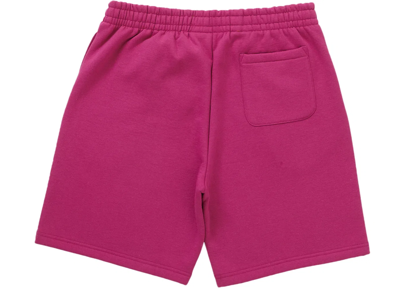 Мужские шорты с принтом Supreme Small Box Sweatshort, малиновый — фото 2