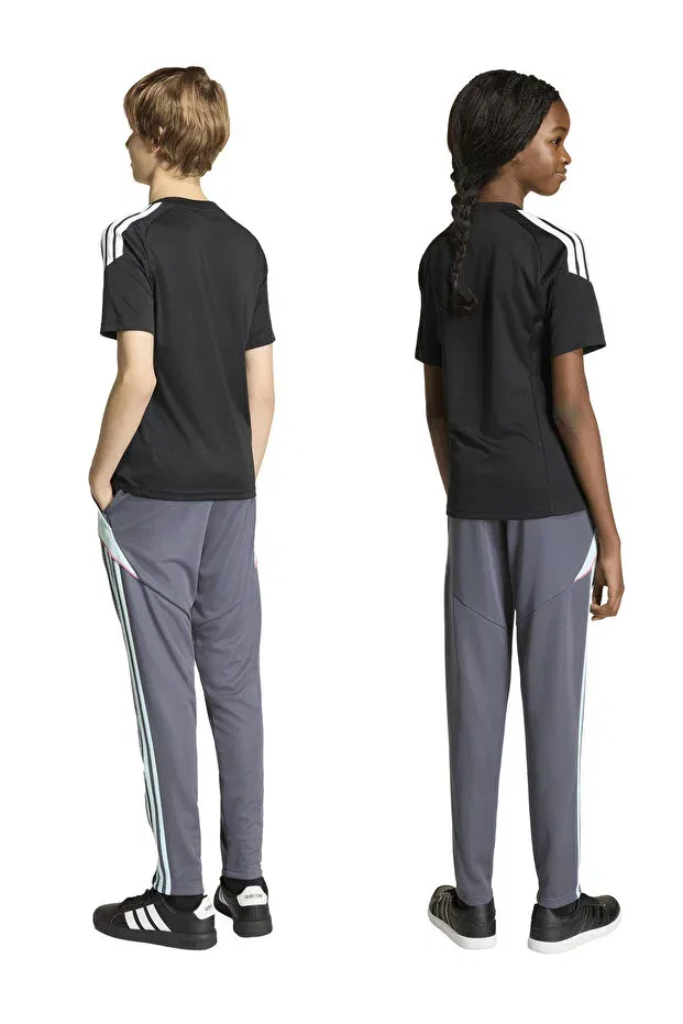 Детские спортивные штаны для мальчиков с принтом Adidas, Anthracite — фото 2