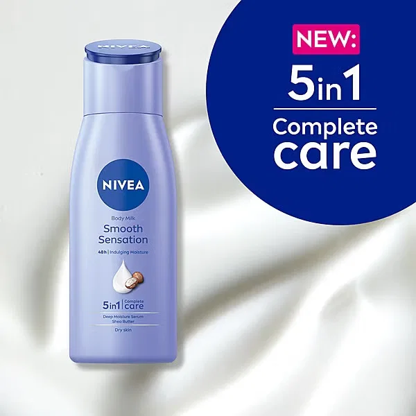 Молочко для тела с маслом карите и гиалуроновой кислотой NIVEA, Белый, 75 мл — фото 3
