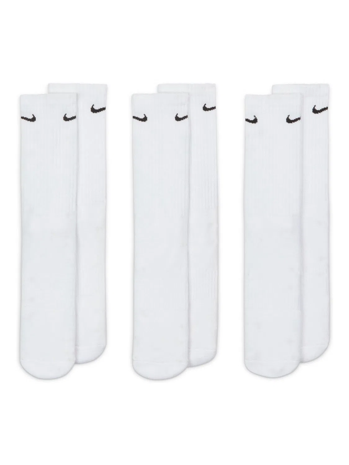Носки повседневные Nike Everyday Cushioned, белые — фото 2