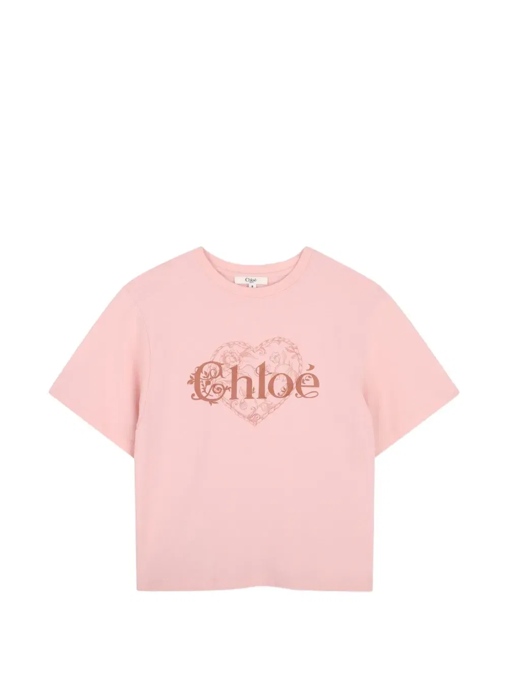 Футболка с принтом Chloe Kids, розовый