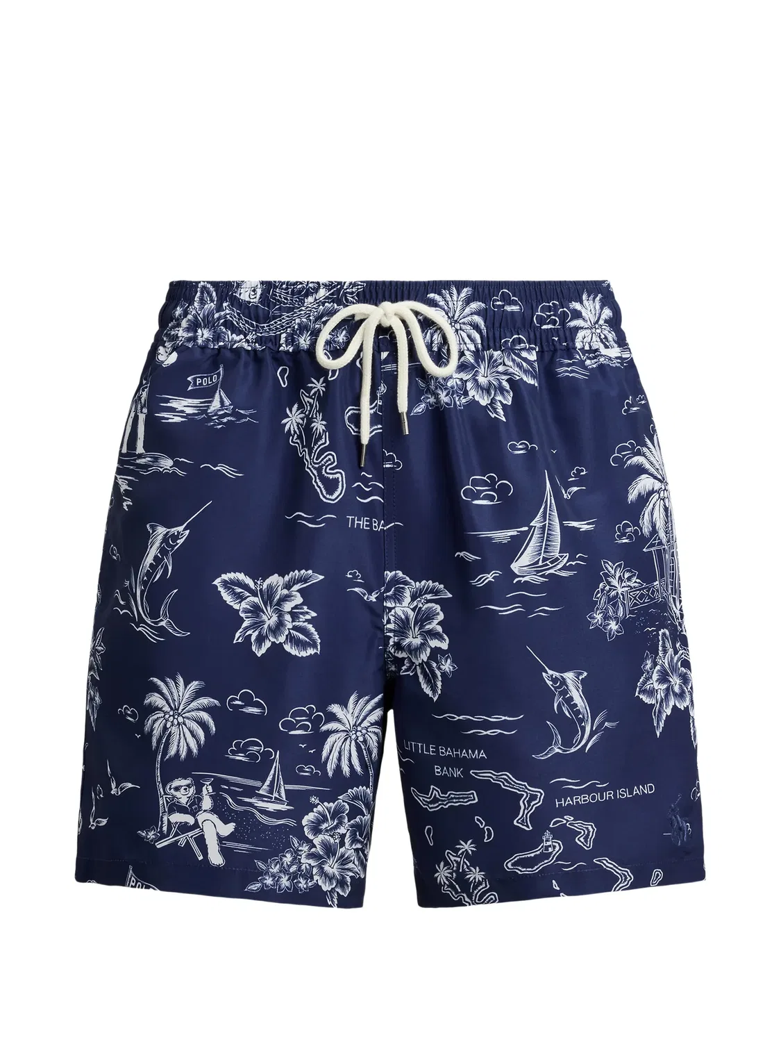 Печатные плавательные шорты Polo Ralph Lauren, синий