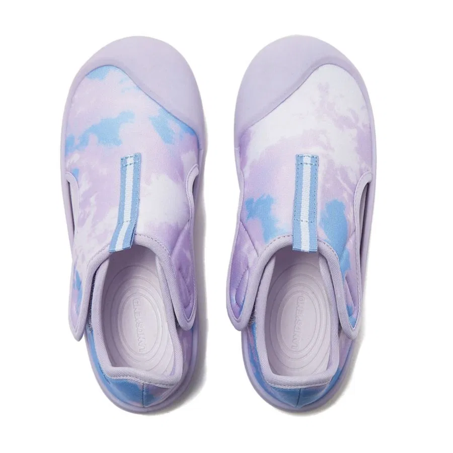 Детские водные туфли с принтом Adventurer Lands' End, Soft Lavender Tie Dye — фото 2