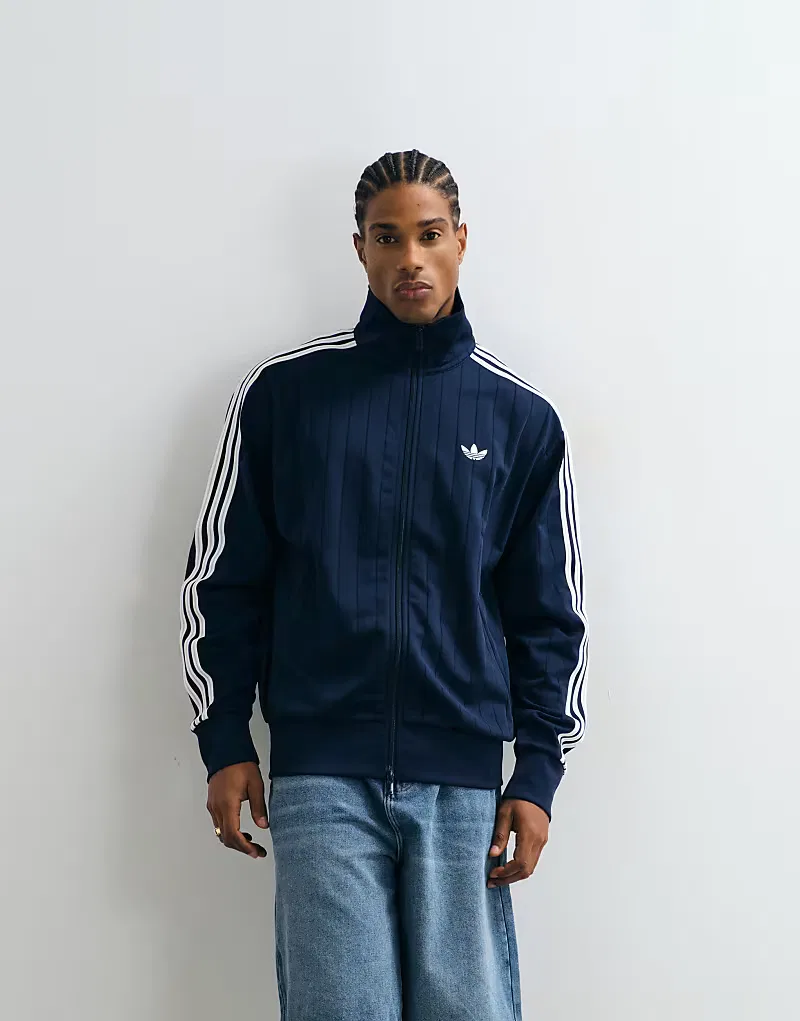 Куртка спортивная Firebird Drop Needle Adidas Originals, темно-синий — фото 2