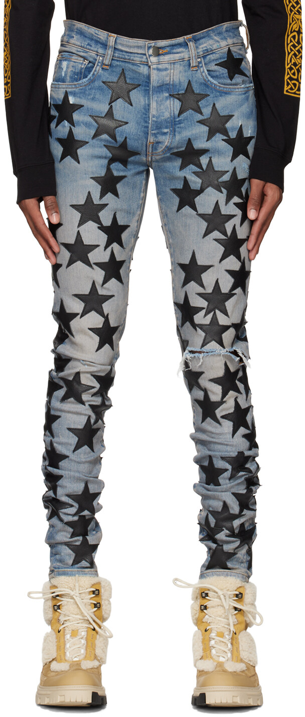 

Синие джинсы Chemist Star AMIRI