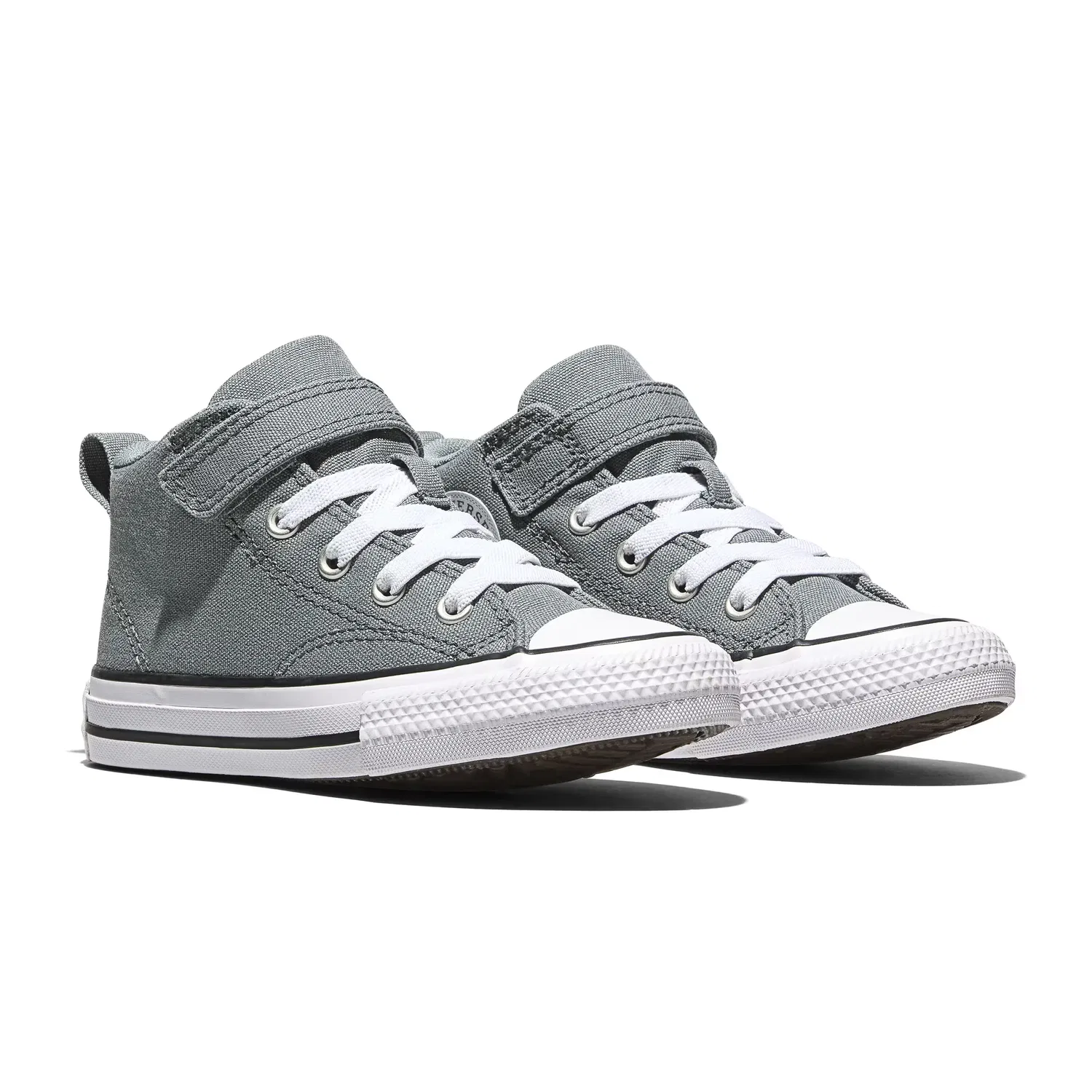 Детские кроссовки для мальчиков на шнуровке Chuck Taylor All Star Malden Street 1V Seasonal Color Converse, Серый — фото 2