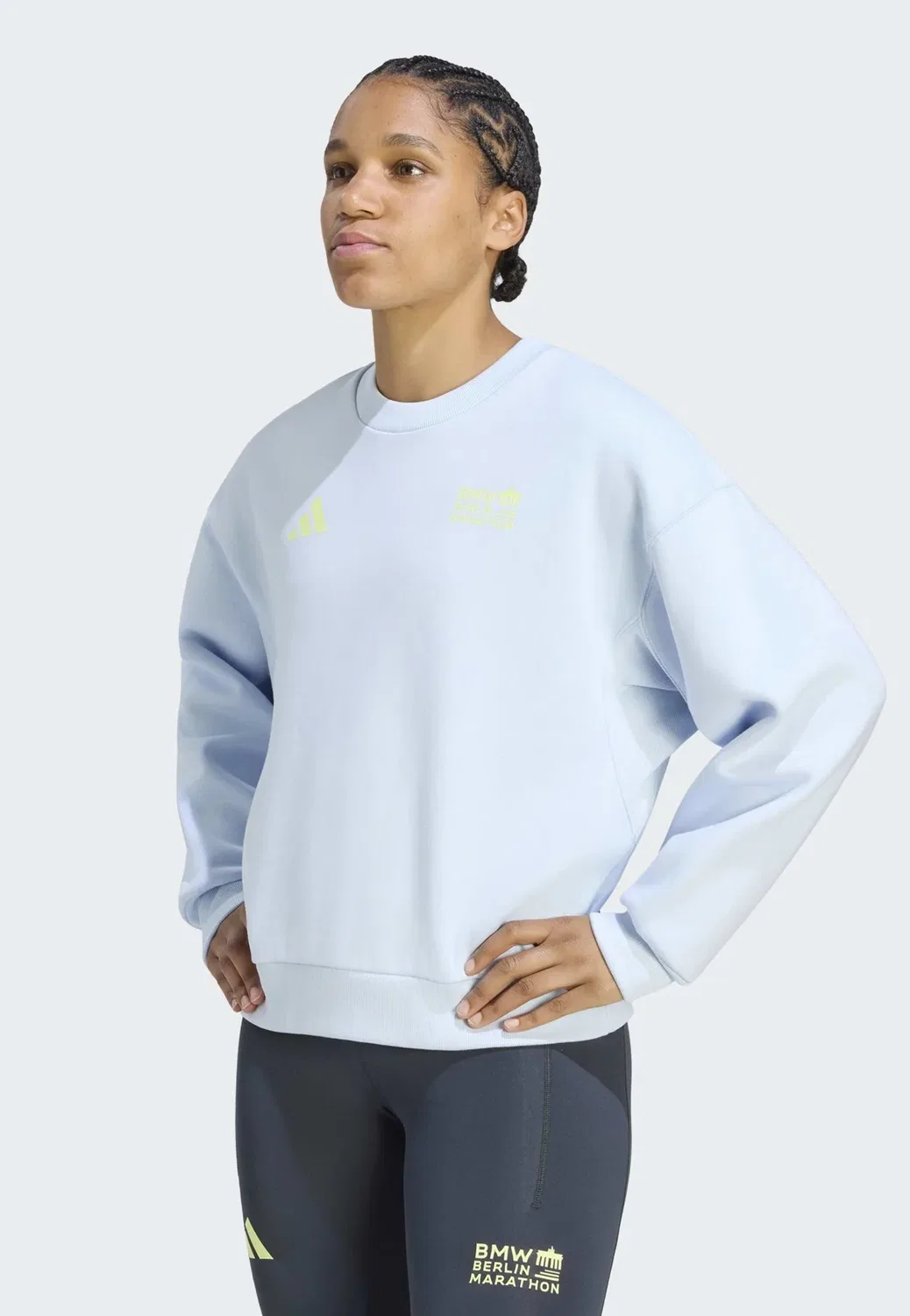 Свитшот Crew Adidas Performance, Crystal Sky