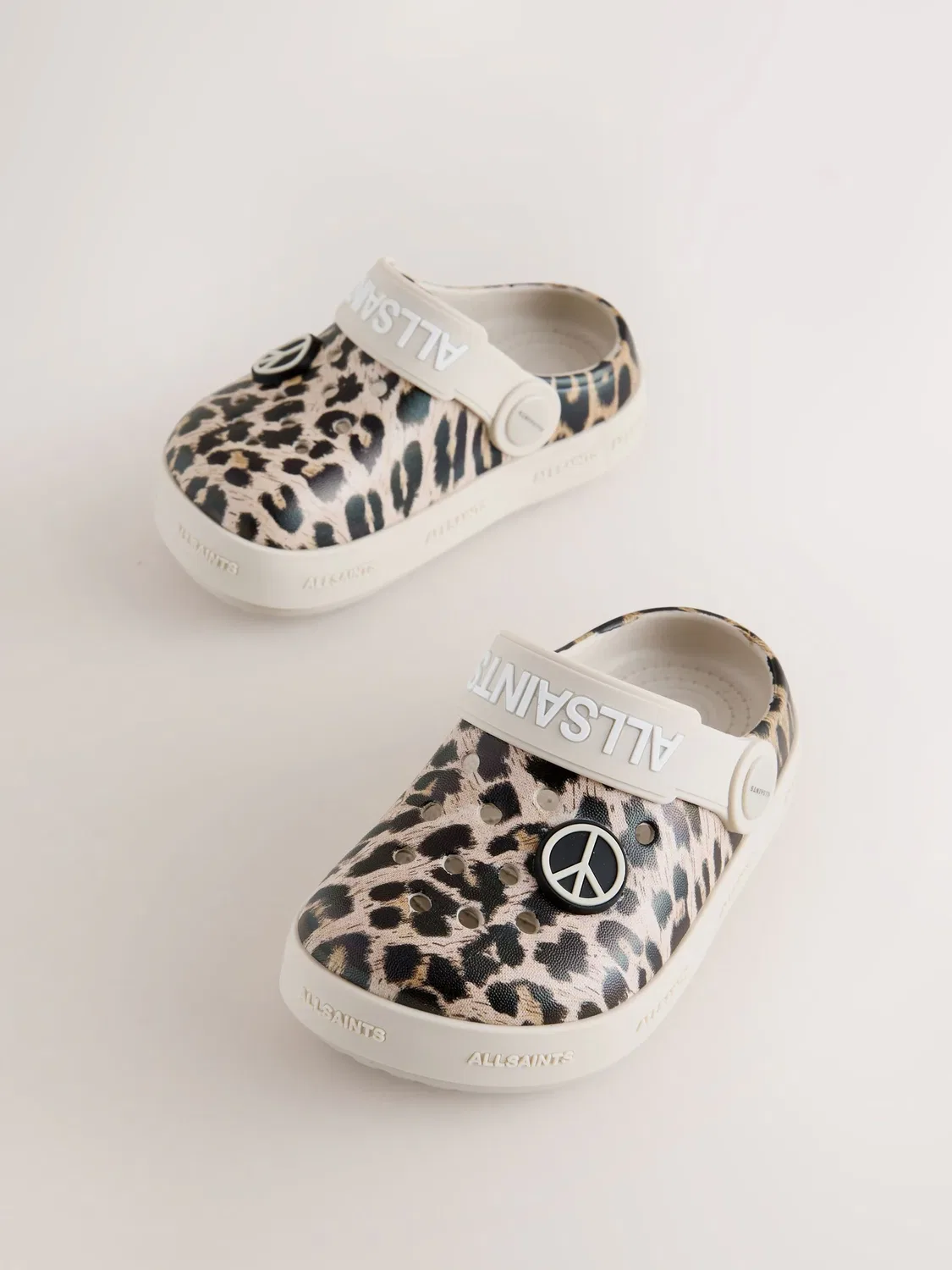 Сандалии-клоги Leopard smALLSAINTS, Leopard — фото 3