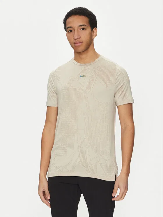 Футболка regular fit Desert Active Boss, бежевый