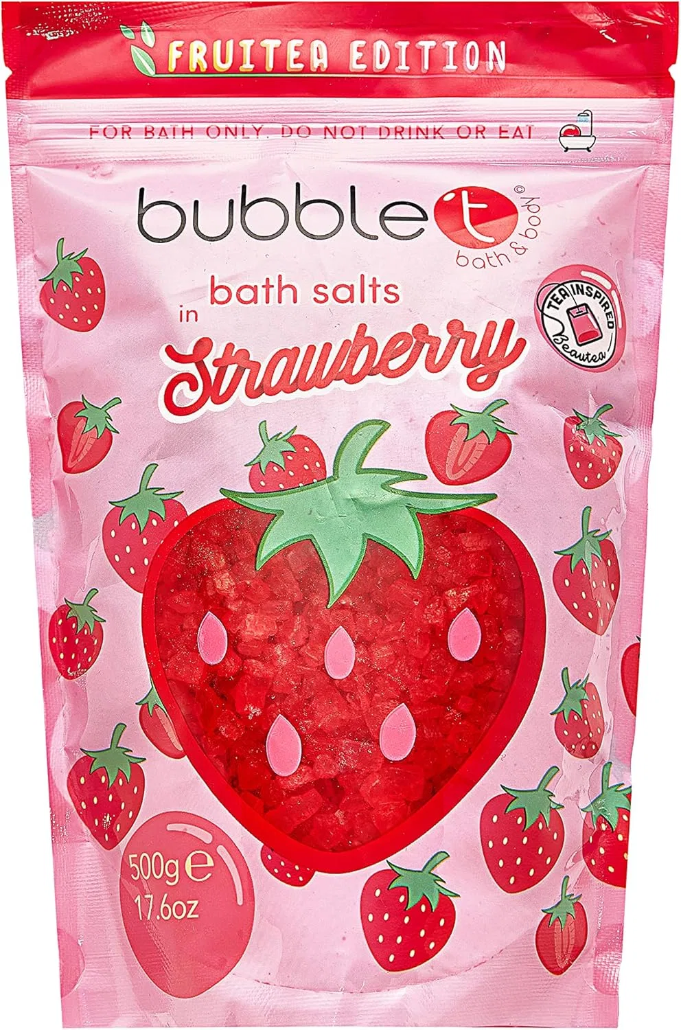 Соль для ванны Strawberry Bubble T Cosmetics, 500 г