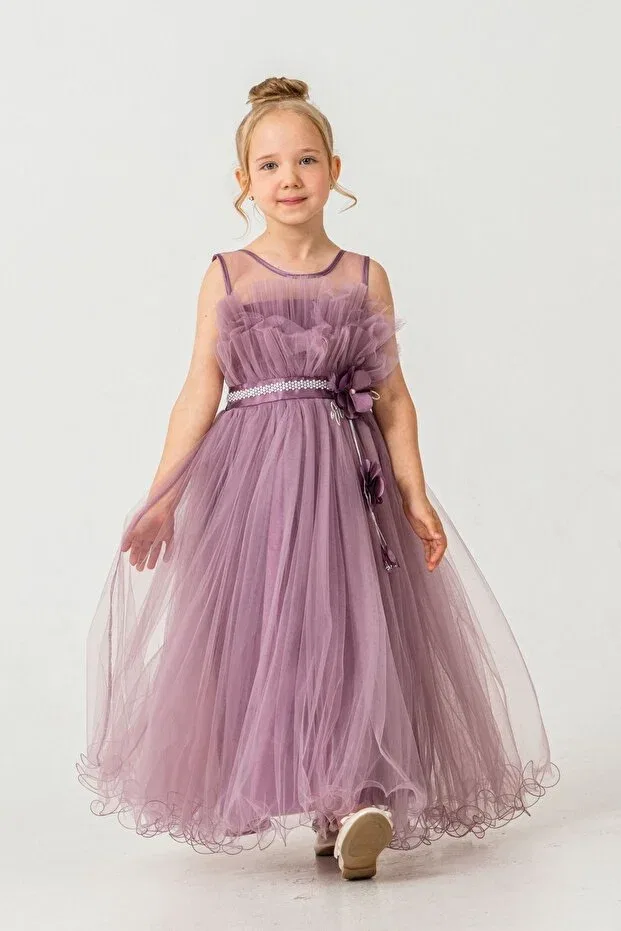 Детское платье для девочек с открытыми плечами Mnk Baby&Kids, Murdum