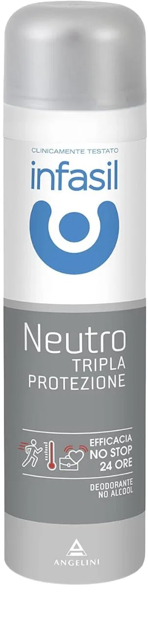 Дезодорант-антиперспирант Beni Culinari Infasil Neutral Triple Protection, набор 6 шт. по 150 мл — фото 2