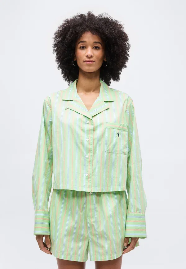 Комплект пижамы из хлопка Crop-pyjama set Polo Ralph Lauren, sunday