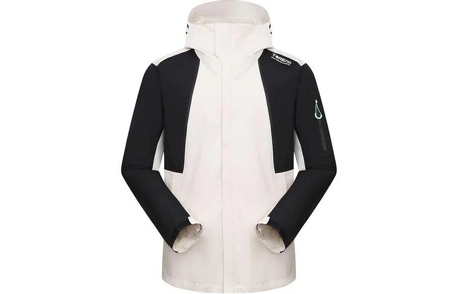 Детский ветрозащитный плащ с капюшоном Polar White Black TOREAD, Polar White Black