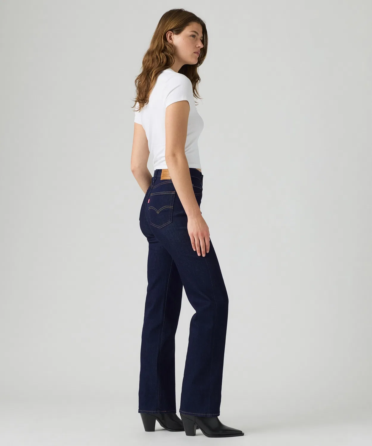 Женские джинсы с высокой посадкой 723 Levi's, Dark Indigo Blue — фото 3