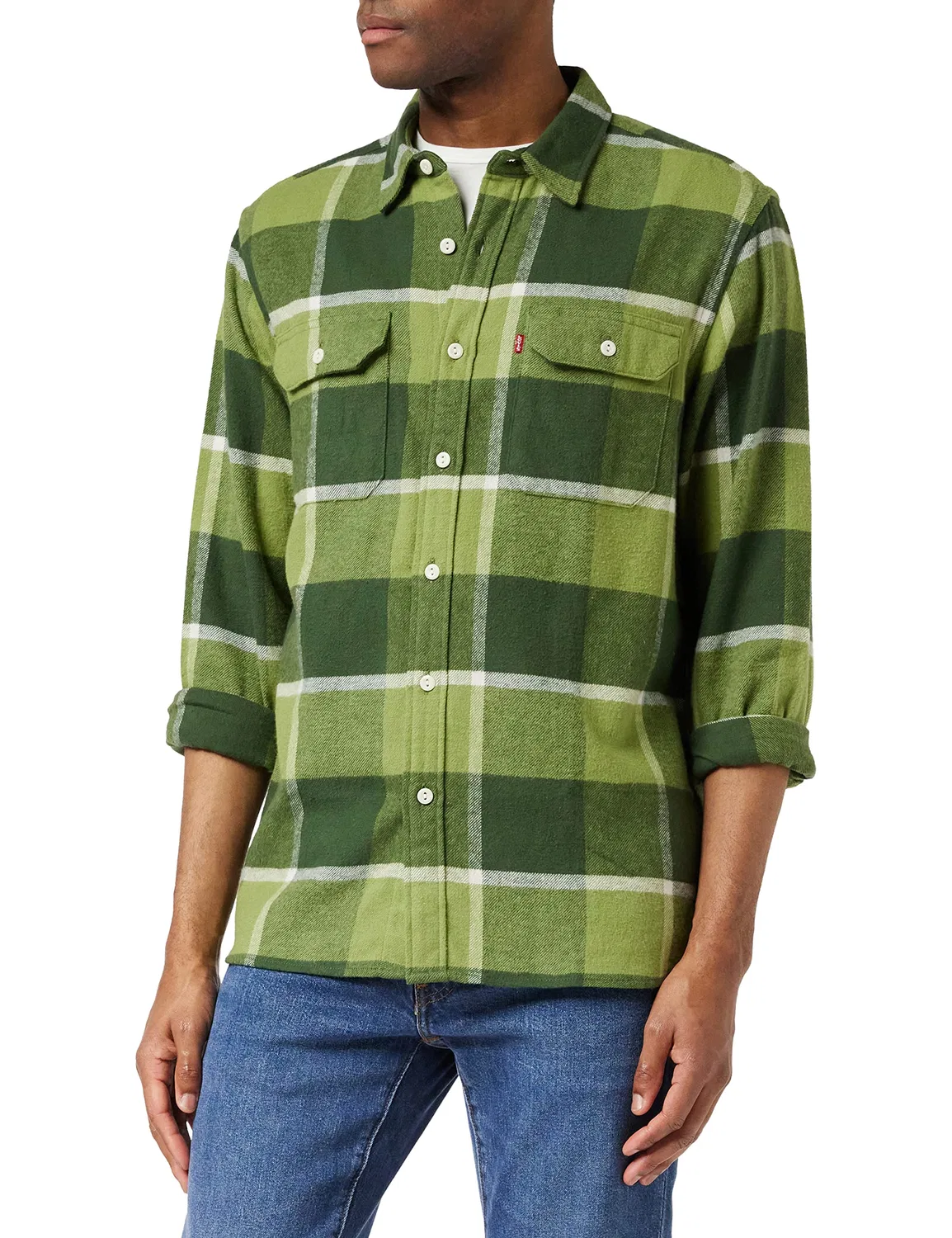 Мужская рубашка с длинным рукавом Jackson Worker Levi's, Greens