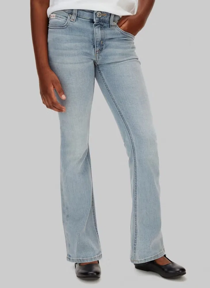 Джинсы-клеш с усами Calvin Klein Jeans, синий