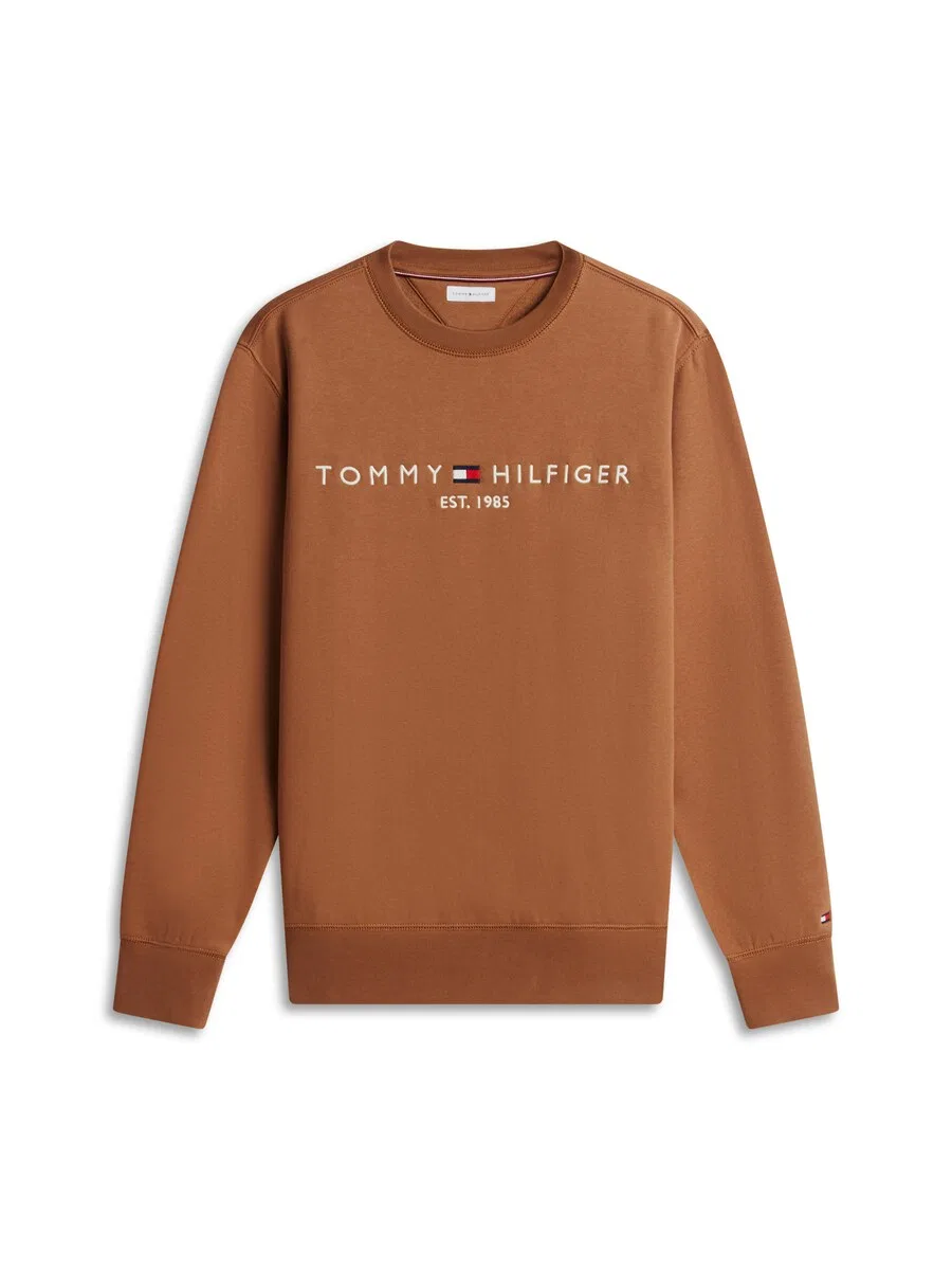 Толстовка TOMMY HILFIGER коричневого цвета
