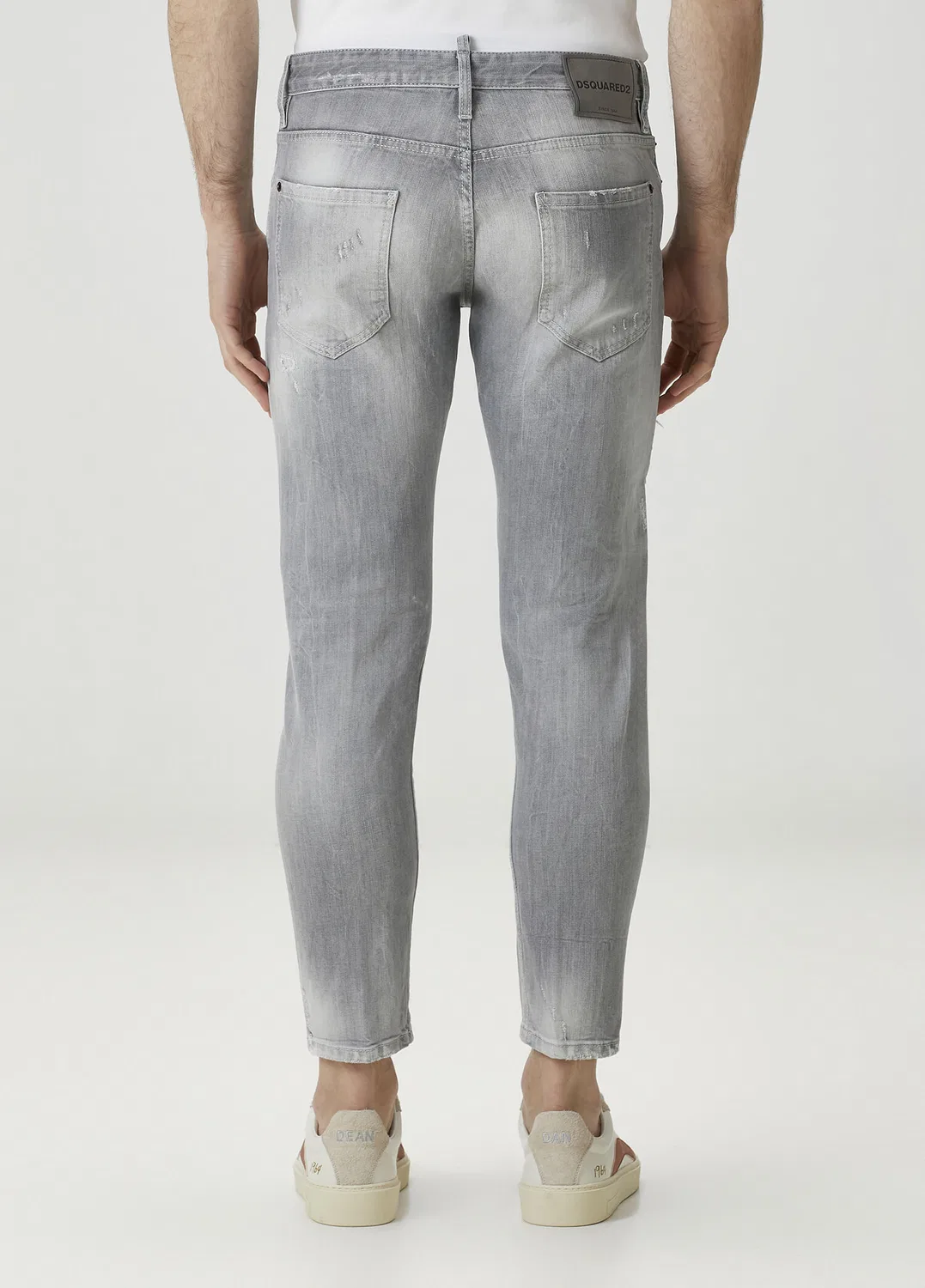 Джинсы Dsquared2 Slim Fit Twist Gri — фото 3