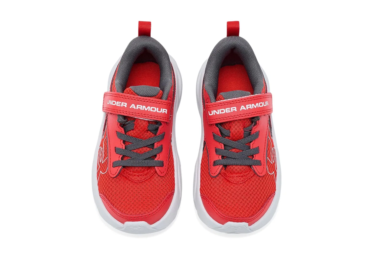 Детские кроссовки Pre School Surge 5 с альтернативной застежкой (для малышей) Under Armour Kids, Anthem Red/Castlerock/Black — фото 3