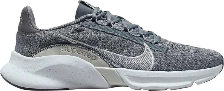 

Кроссовки Nike SuperRep Go 3 Next Nature Flyknit 'Cool Grey', серый
