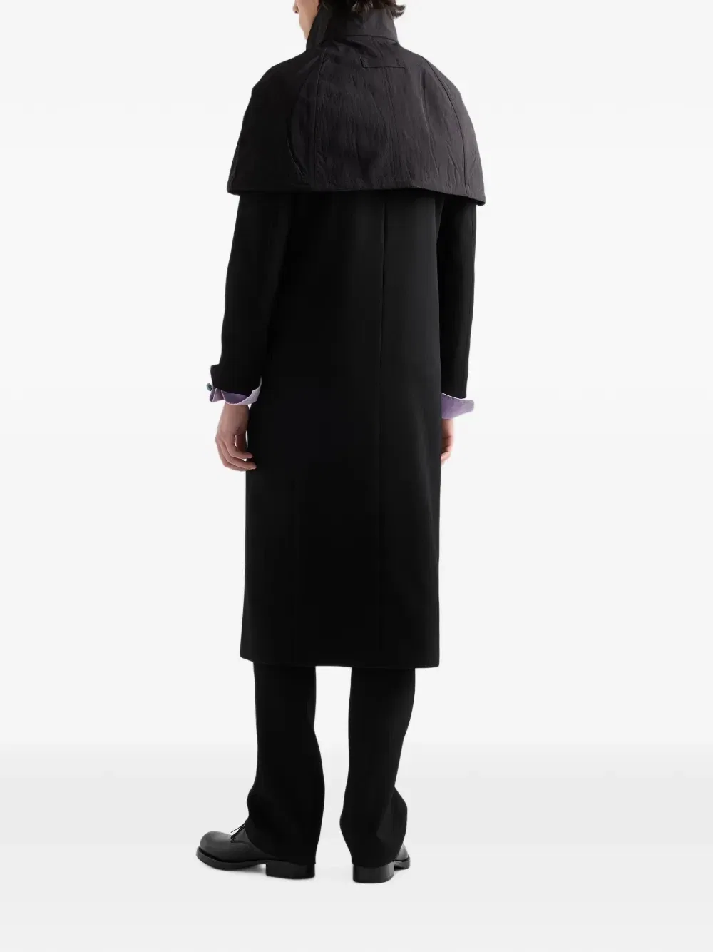 Кейп на молнии Prada, черный — фото 3