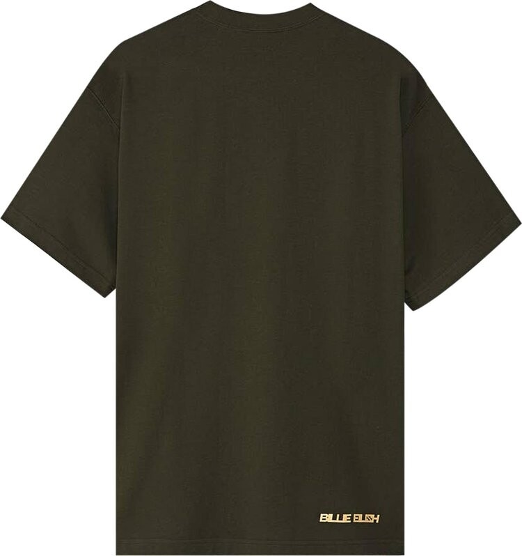 Футболка Nike x Billie Eilish T-Shirt 'Sequoia/Mushroom', зеленый — фото 3
