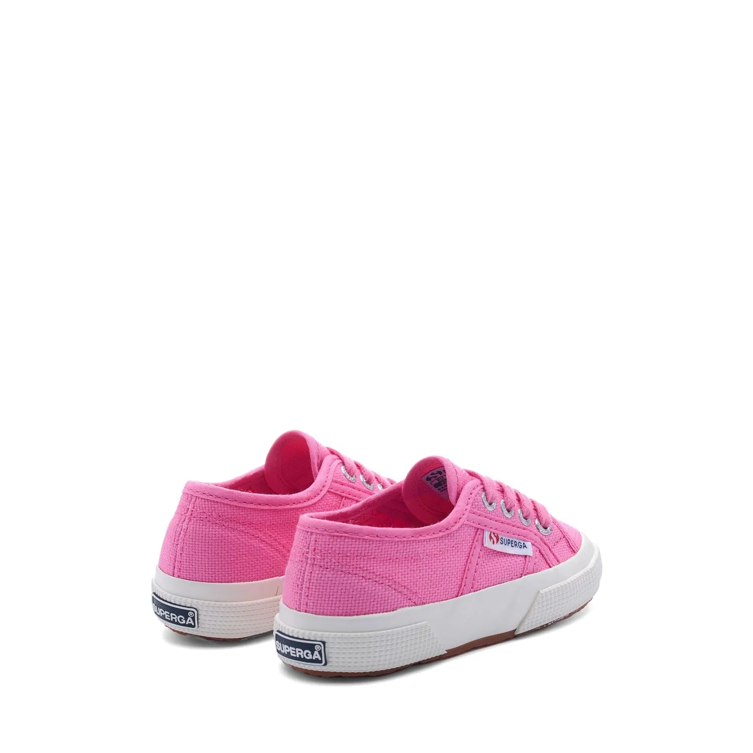 Детские кеды для мальчиков классические 2750-jcot Classic Superga, Pink Fuchsia Ivory — фото 3
