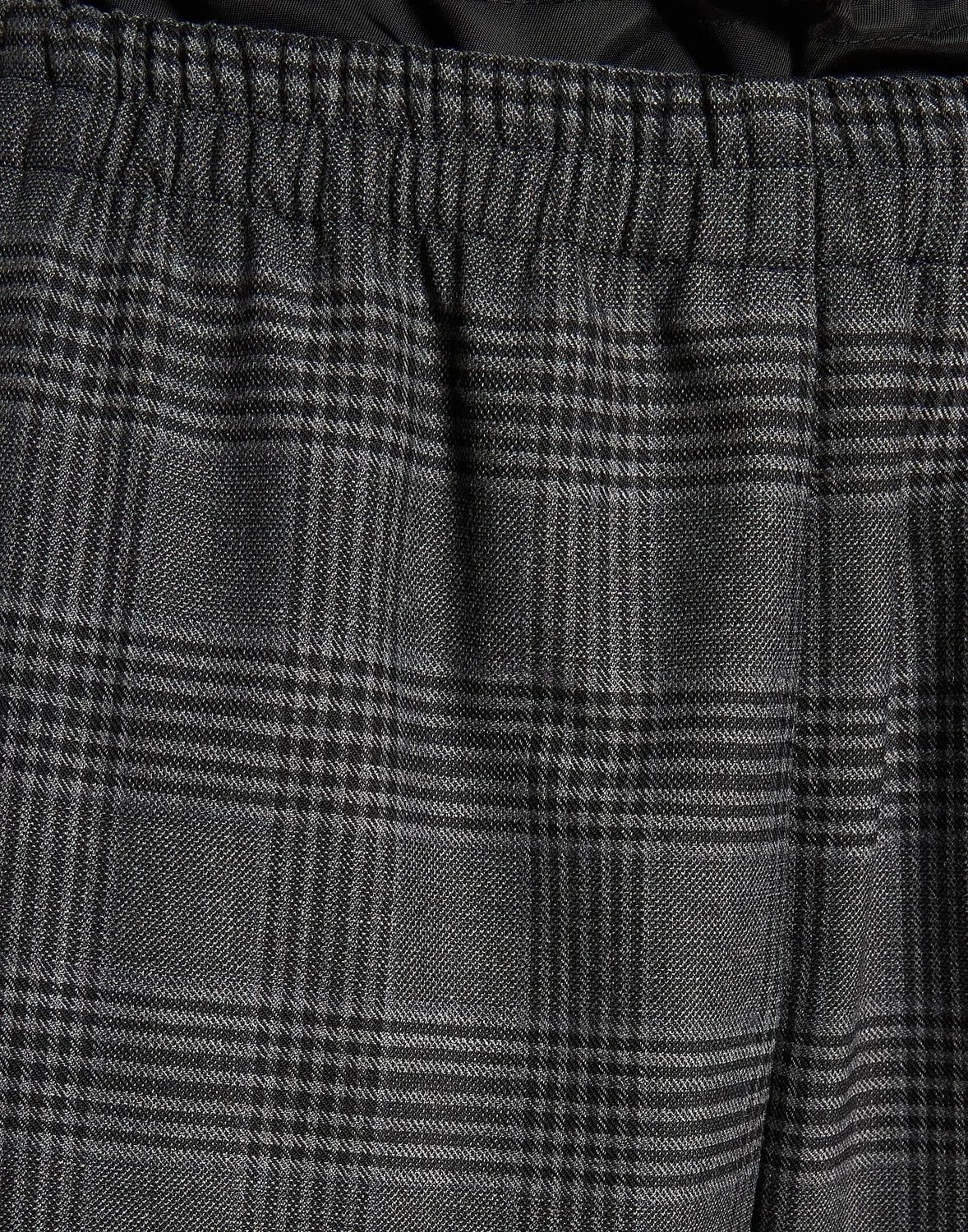 Женские широкие брюки с принтом Glen Plaid Diesel, темно‑серый — фото 4